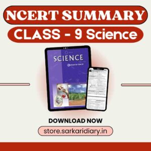 NCERT Science Class 9 Summary Book – Chapterwise Notes for Teaching & Competitive Exams